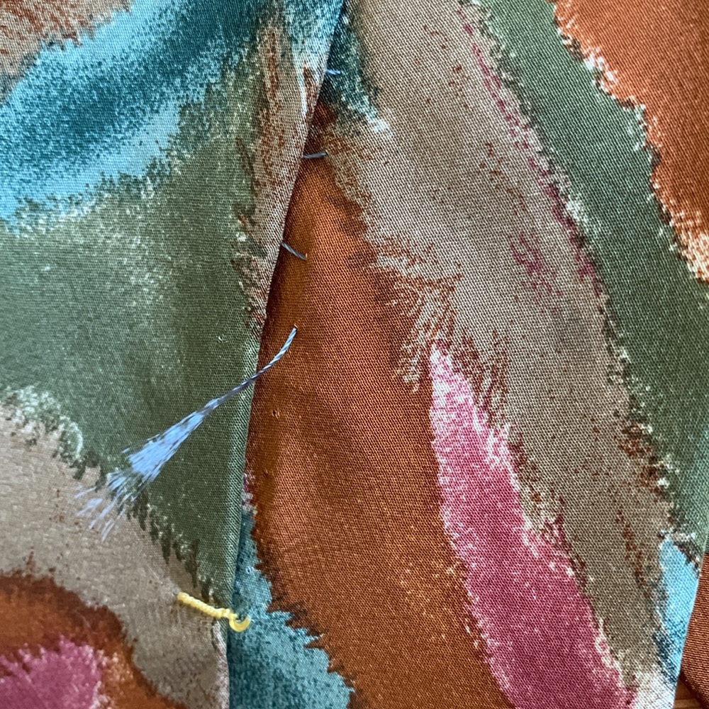 Multicolor Abstract Patterned Men's Tie - Picture 7 of 7
